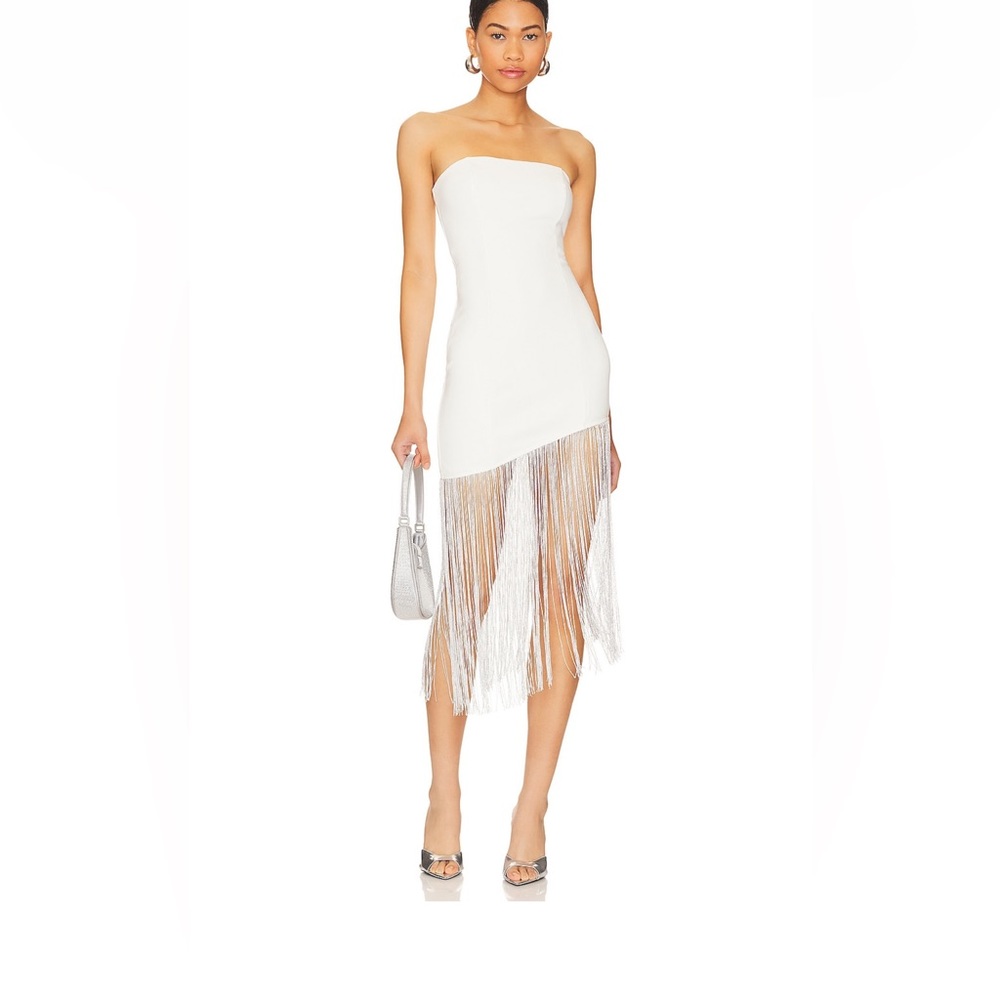 Cleo strapless dress in white from revolve ( superdown)